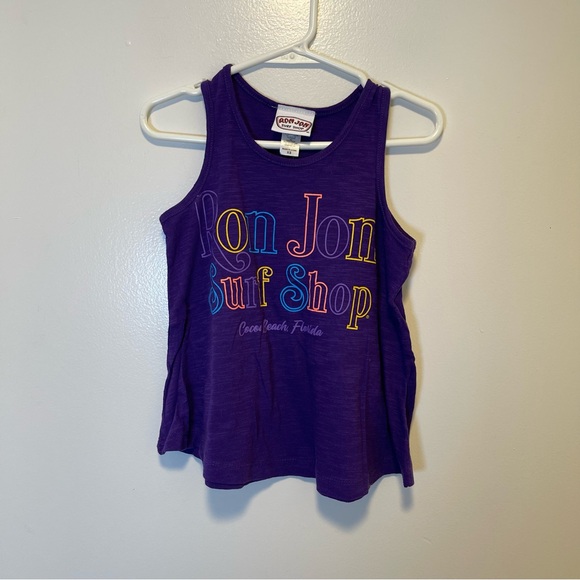 Ron Jon Surf Shop Purple Tank‎ Top kids size XS - Picture 1 of 3